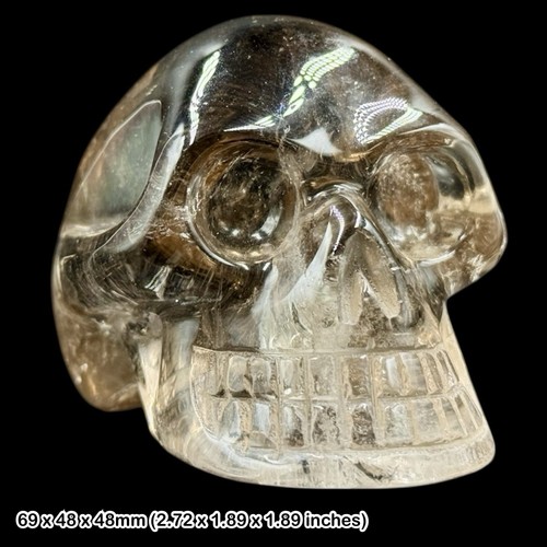 Rauchquarz totenkopf - rauchquarz,