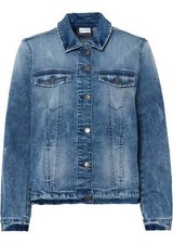 Neu Jeansjacke mit Stickerei