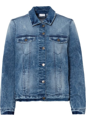 Neu jeansjacke mit stickerei - jeansjacke,