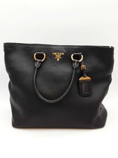 Prada vitello daino black - vitello,