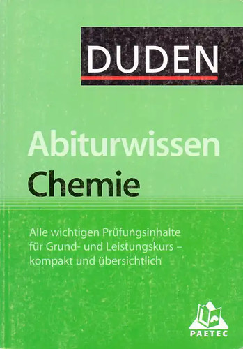Duden abiturwissen chemie - duden:,