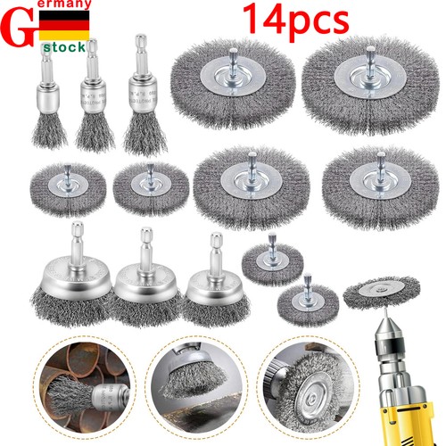 Drahtbürste set teilig - drahtbürste, 14-teilig