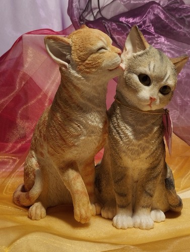 Katzenfigur tabby ginger - katzenfigur,