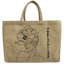 Jute Einkaufstasche, groß