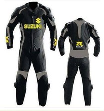 Suzuki GSXR Herren Motorrad Lederkombi Jacke Hose Racer Rüstungsschutz
