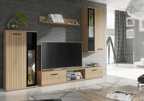 Anbauwand wohnwand wohnzimmer - anbauwand,