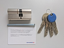dormakaba Revy 30 Doppelzylinder 30/35 inkl. 4 Schlüssel - mit Sicherungskarte