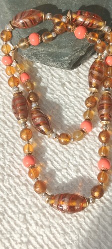 Kette glas 60er jahre - kette,