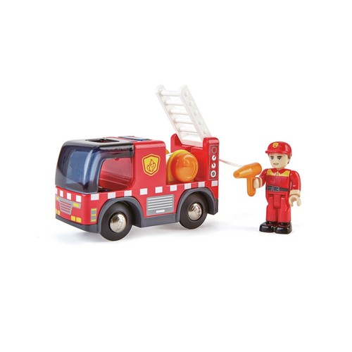 Hape feuerwehrauto mit sirene - mit,