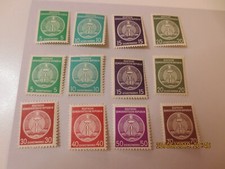 Briefmarken DDR Dienst 1957