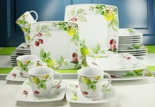 30 tlg. Kaffee- und Speiseservice CreaTable Serie ROYAL ORCHARD Obstgarten *NEU*