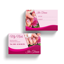 Visitenkarten Nagelstudio Beauty Nail drucken・farbig・Profi-Druck