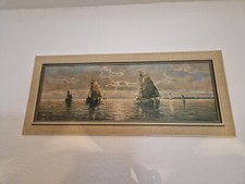 Motivbilder mit Rahmen Schiff, Frau, Landschaft 