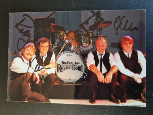Autogrammkarte the beatles - the,