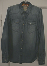 Herrenhemd Jeanshemd Mustang