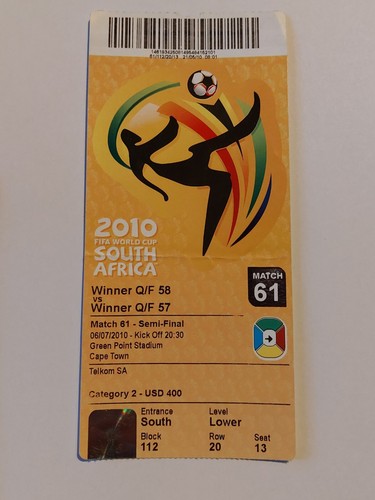 Used ticket fifa world cup - fifa,
