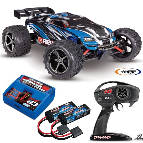 Traxxas revo 4x4 blau - e-revo,