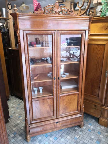 Biedermeier vitrine - biedermeier,