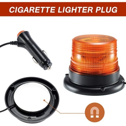 24v led rundumleuchte gelb - 12-24v,