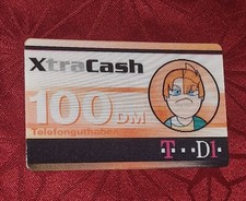 Rarität Xtra Cash Xtracash 100 DM Karte D1 Telekom