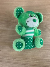 Stofftier Plüschtier Kuscheltier Katze Marke  "Soft Things" I grün I H 15 cm