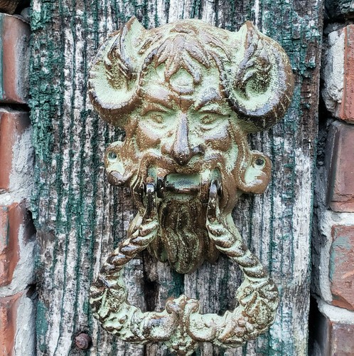 Gusseisen türklopfer green - türklopfer,
