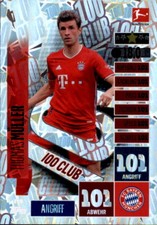 Match Attax 2020 2021 20 21 - 279 Thomas Müller Club 100