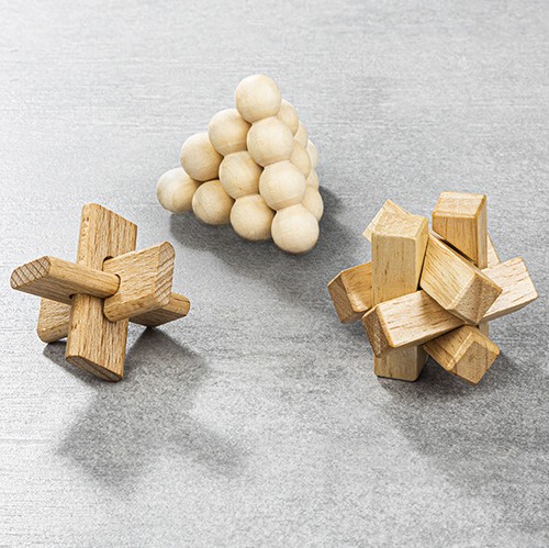 Knobel spielzeug holz - holz, 3er