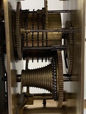 Seltene antike Fusee Laternenuhr in gutem Zustand