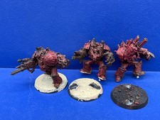 3 Obliterators / Kyborgs der Chaos Space Marines METALL