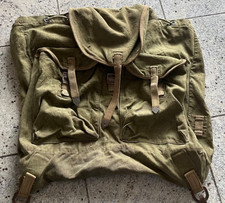 Alter Rucksack Tropen Afrika beige Deutsches Reich 1-2WK Ausrüstung Leinen Leder