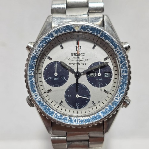 Seiko quartz chronograph - quartz,
