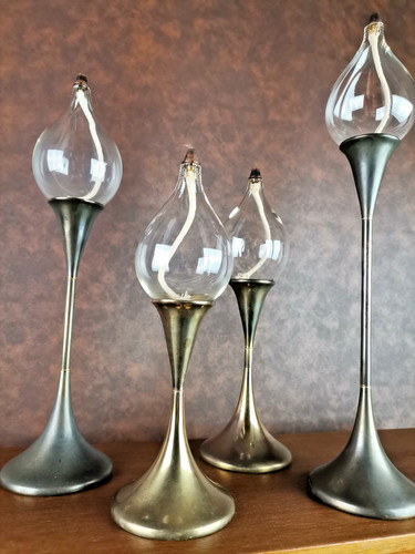 Mid century design öllampen - 4,