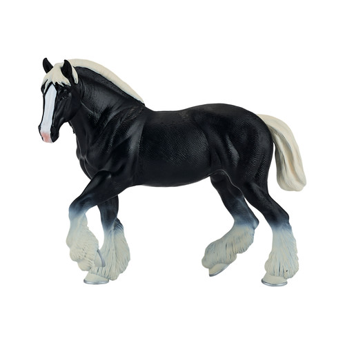 Clydesdale pferd figur - pferd, schwarz