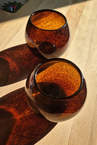 Vintage kerzenglas - 2, x