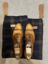 Ed Meier München Herren Schuhe Gr. 6 1/2 +Holzschuhspanner