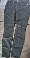H&M  (DIVIDED) High Waist Jeans Damen Jeans Gr. DE 40 schwarz Casual-Look