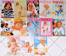 Stricken Strickhefte Strickmuster Baby Kinder  13 x Phildar Handarbeitshefte