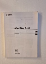 ⭐️⭐️⭐️ Original  Bedienungsanleitung  SONY MDS-JB 920 ⭐️⭐️⭐️