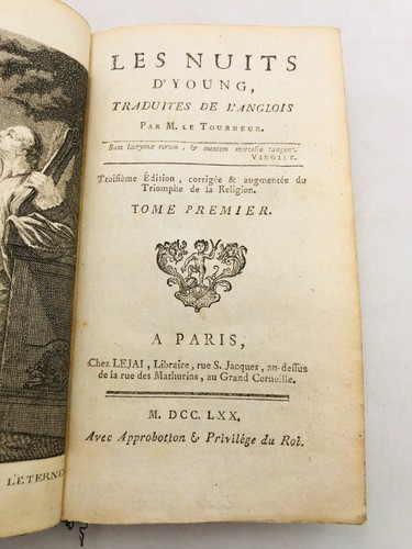 Edward young les nuits - -,
