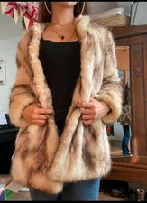 Zara kunstpelzmantel faux fur - zara,