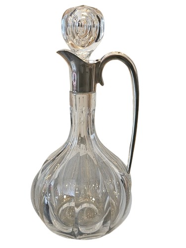 Edle vintage glaskaraffe - edle, mit