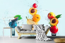 VLIES Fototapete-COCKTAILSPIESS-(6287ah) Bar Restaurant Küche Theke XXL Wandbild