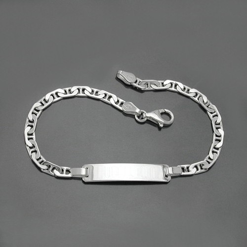 Partner schild armband - id,