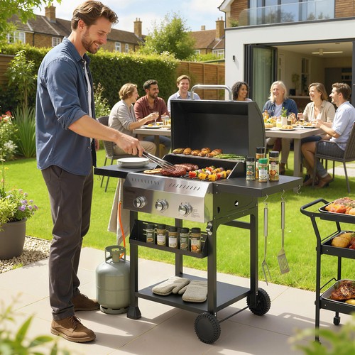 Outsunny gasgrill 3 - outsunny, kw