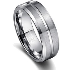 Wolframring Herren Damen 6mm