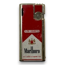 Marlboro Feuerzeug im Zigarettenschachtel Design Vintage