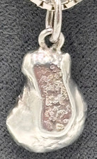 Silber NUGGET Anhänger min