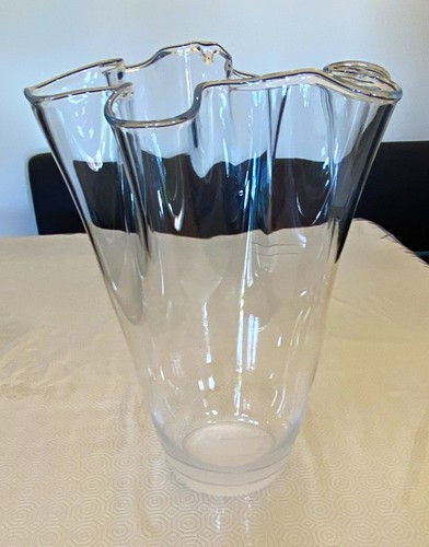Große transparente glasvase - große,