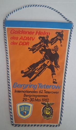 Speedway wimpel 1982 teterow - ,